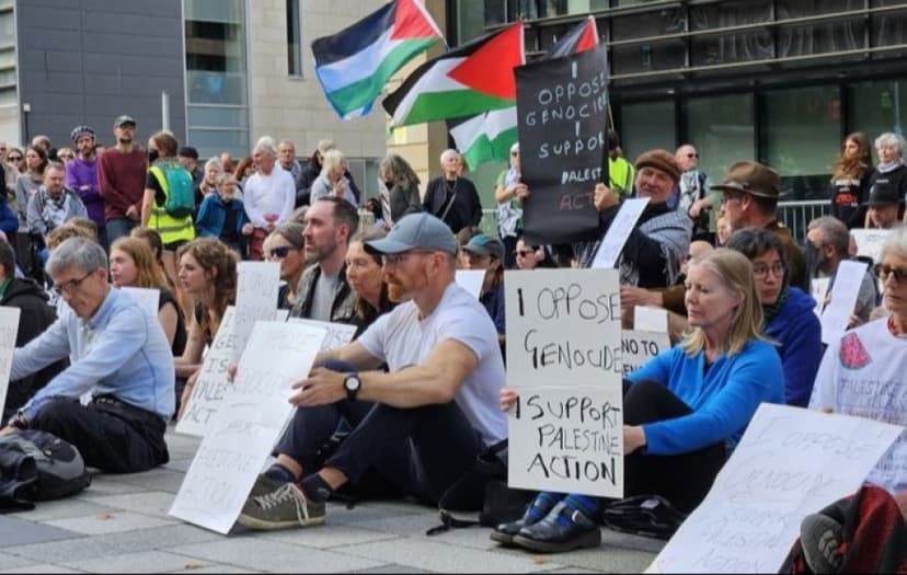 #FreeTheDog: Police Arrest Blind Man and Pensioner with Dog at Palestine Action Protest