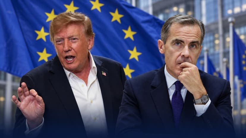 Trump Threatens EU With Heavy Tariffs as Carney Pursues Historic Canada–Europe Allianc