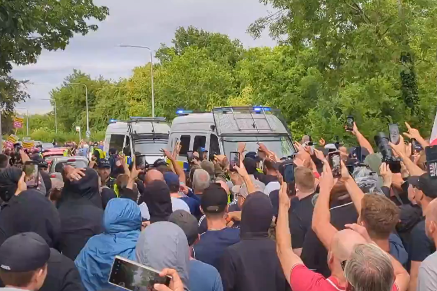 Violence Erupts in Essex as Far-Right Protest Targets Asylum Hotel
