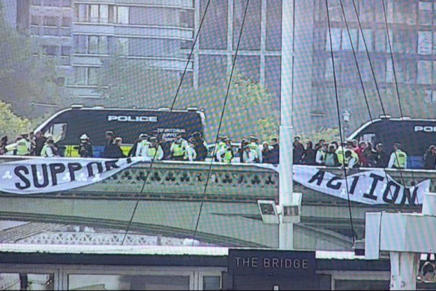 Six Arrested on Westminster Bridge as Starmer Condemns Palestine Action Protest